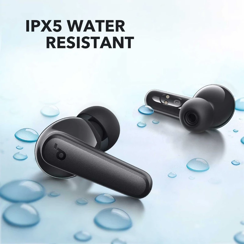 هدفون بلوتوثی انکر مدل SoundCore R50i A3949 بدون قابلیت نویز کنسلینگ، درگاه شارژ USB Type-C، دارای فناوری AI-Enhanced Calls برای کاهش نویز و بهبود مکالمات، مقاوم در برابر رطوبت و عرق - مستر کوالیتی باطری بزرگ