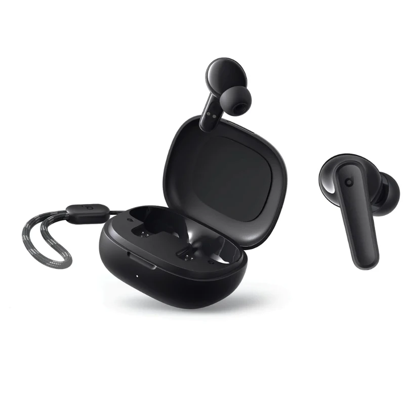 هدفون بلوتوثی انکر مدل SoundCore R50i A3949 بدون قابلیت نویز کنسلینگ، درگاه شارژ USB Type-C، دارای فناوری AI-Enhanced Calls برای کاهش نویز و بهبود مکالمات، مقاوم در برابر رطوبت و عرق - مستر کوالیتی باطری بزرگ