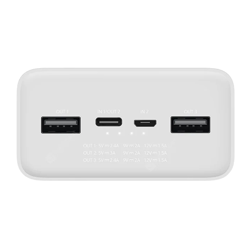 پاوربانک 18 وات شیائومی مدل Mi PB3018ZM ظرفیت 30000 میلی آمپر ساعت - ضمانت اورجینال