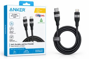 کابل شارژ Anker Type-C to Lightning، توان 240W